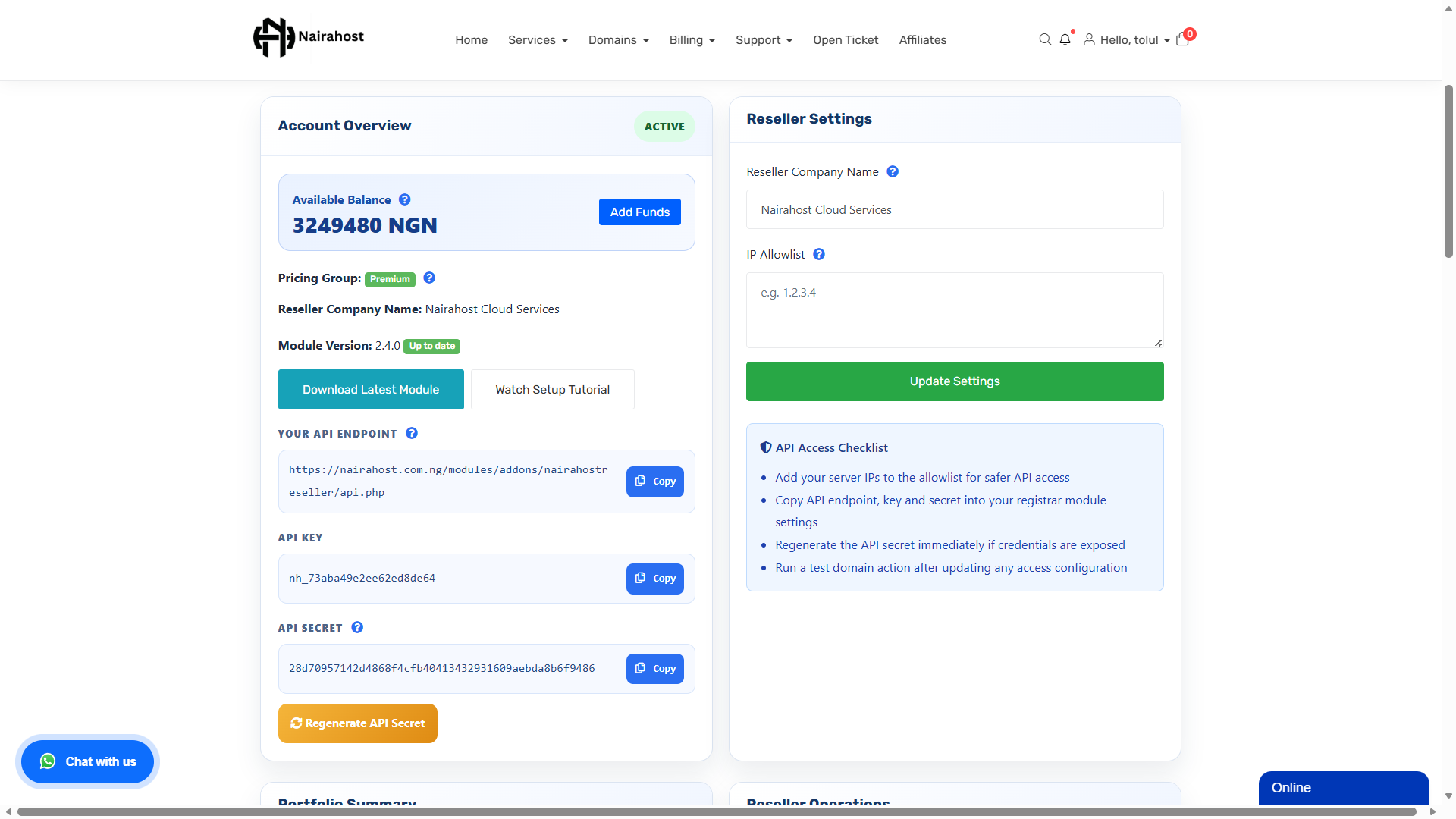 Emexrevolarter premium dashboard screenshot
